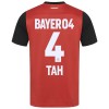 Maglia ufficiale Bayer 04 Leverkusen Jonathan Tah 4 Casa 2024-25 per Uomo